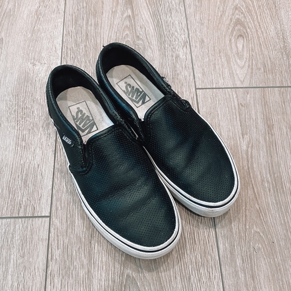 Vans Shoes - Vans Asher Perforated Slip Ons